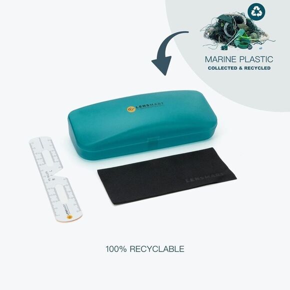 Stylish Pink Square Frame Eyeglasses - Nalei 50-22-145 - Picture 2 of 9